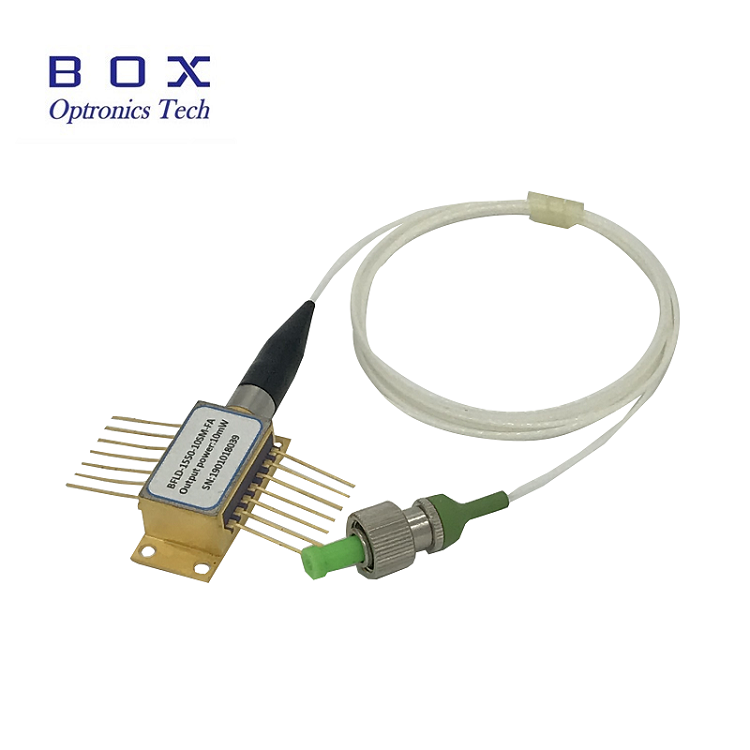 1550nm 40mW 200Khz تنگ لکیر کی چوڑائی DFB بٹر فلائی لیزر ڈیوڈ